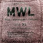 Madewell Betterterry Jogger Sweatpants Pants Elastic Waist Drawstring Purple XL Photo 2