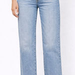 Levi's Levi’s Ribcage Crop Bootcut Jeans Women’s Size 27 Jazz Away Light Wash Raw Hem Photo 0