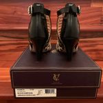 Vince Camuto Black & Gold Champagne Greta Caged Heel Sandals Photo 3