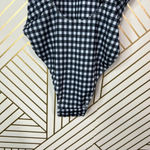 LIONESS  The‎ Bo Derek Gingham One Piece Swimsuit in Black Size XS Photo 9