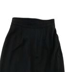 Vintage 80s Escada 100% Wool Pencil Skirt Quilted Waist Classic Black size 2/4 Photo 1