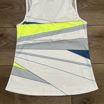 NWOT Lucky In‎ Love Going Strong Tennis Tank Top White Yellow Size XS Photo 3