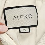 Alexis  Elize‎ White Lace Midi Dress Long Sleeve Size Medium Bridal Photo 6