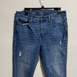 a.n.a  Women's Size 12 High Rise Skinny Ankle Jeans Distressed Blue Photo 3