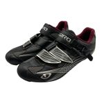 Giro Solara Women's EU 40 US 8.25 Cycling Shoes Road Bike Black Maroon Size 8.5 Photo 0