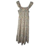 Old Navy  Floral Smocked Ruffle Strap Tiered Maxi Dress Cottagecore Boho S Photo 1