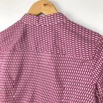 Cabela's  Women's Blouse Shirt 3/4 Sleeve Geometric Pink Cotton Photo 3