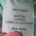 J.Crew Womens Chino Shorts 6 Blue Inch Inseam Mid Rise 100% Cotton Casual Photo 5