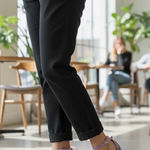 Bamboo  Metallic Purple Snake Skin Ankle Strap Block Heel Sandals Photo 0