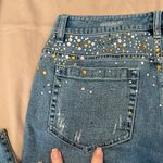 Two by Vince Camuto sz27 jeweled light wash jeans some jewels missing GUC Blue Size 27 Photo 12