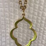 T Tahari  Green Enamel Pendant Necklace Photo 0