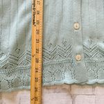 NWT Philippe Marques Petites Aqua Knit Cardigan Skirt Set Rhinestone Midi 12/14P Blue Size undefined Photo 11