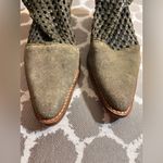 Free People  Boots NWOT suede leather Olive Green Ankle Boots EU 39 US 8-8.5 Photo 8