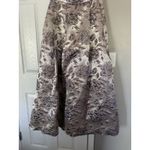 Alex Evenings  Purple Mauve Roses Floral Off Shoulder Gown Dress Wedding Prom Photo 6