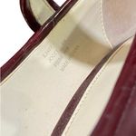 Calvin Klein  Merlot Patent Leather Jocey Heels Sz 6M Photo 4