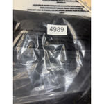 Madewell ‎ Women's Harlow Wide Leg Pleated Satin Black Trousers Size 14 Photo 10