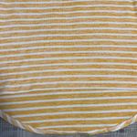 Market & Spruce Women’s White And Yellow Striped T Shirt Photo 1