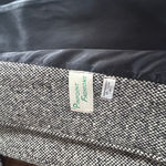 Vintage Tweed Long Winter Coat Jacket Women's Black Gray Long Sleeve Classic Black Size undefined Photo 3