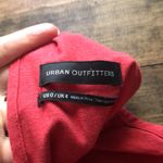 Urban Outfitters  Hattie High Neck Linen Blend Red Jumpsuit Size 0 Photo 10