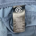 Champion Steel Blue Ripstop Nylon Athletic Sport Pants L Photo 4