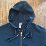 Sweaty Betty Navy Blue Mesh Zip-Up Hoodie Jacket Size XS Extra Small Athleisure Photo 3