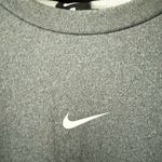 Nike  Crewneck Pullover Sweatshirt with Colorblock Detail in Dark Gray, Pink - S Photo 4
