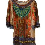 Flying Tomato Womens Size Medium Multicolor Southwestern Printed Rayon Tunic Top Photo 0