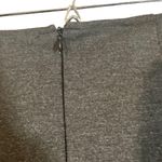 Olivaceous Dark Gray High Front Slit Back Zip Straight Pencil Skirt Women Sz M Photo 5