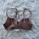 SKIMS  Ultimate Push up Plunge Bra Sienna Size 30B Photo 4