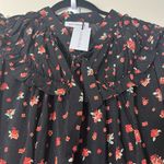 We Wore What  Polkadot Floral ruffle High low Maxi dress M NWT Photo 5