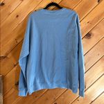 Comfort Wash Blue & pink Stone Harbor New Jersey oversized crewneck sweatshirt Photo 3
