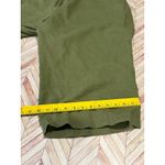 Liz Claiborne  Women Olive Green Linen Cotton Blend Cropped Wide Leg Pants 2X Photo 3