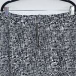Cato  Black and White Print Mini Skirt with Ruffle Hemline NWT Size 16 Photo 4