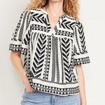 Old Navy  Geo Print Blouse, Like New! Photo 0