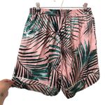 PATBO Tropical Print Pajama Short NWOT Sz Large Pink Photo 2