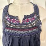 Free People  embroidered beaded tank top Photo 3