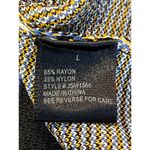 Jealous Tomato  Bodycon Black Blue Multi Print Mini Dress Cap Sleeve Large Photo 3