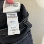 AGOLDE Riley High-Rise Straight Cropped Jeans Charcoal Black Womens Size 23 Photo 8