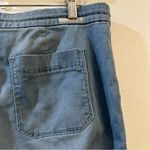 Level 99 Chambray Jogger Pants Stretch Waistband Size M Blue Size M Photo 7