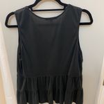 Green Envelope LA Green Envelope Black Peplum Top Photo 1