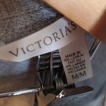 Victoria's Secret Victoria’s Secret Open Back Long Sleeve Gray Shirt/Sweatshirt Medium Photo 3