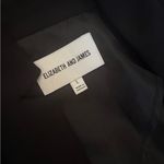 Elizabeth and James  Black Long Oversized Blazer Size Large Minimalist Chic Photo 2