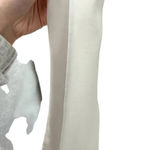 Lululemon  White Cropped‎ Leggings w/ Tan Side Stripes Size 4 Photo 5