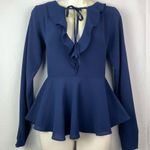 Lulus Navy Blue Deep V Photo 1