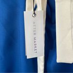 After Market  Royal Blue Lightweight Cream Ribbon Tank Top Photo 5