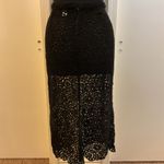 H&M 🌹  Crochet See Thru Black Skirt Photo 4