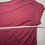 American Eagle Maroon Flowy Tee Size XS Photo 6