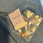 North Style Blue Linen Long Sleeve Button Down Top Cardigan Women’s Size Small Photo 7