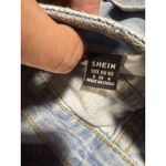 Shein Size 4 Light Wash Distressed Wide Leg Jeans 90s Mom Denim‎ Blue Photo 2