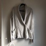 Lululemon cardigan oversized small post practice heathered oatmeal Photo 2